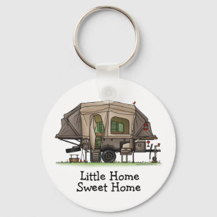 Opus 4 Pop omhoog Camper   Reisaanhangwagen   Camp Sleutelhanger