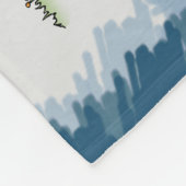 Opus 4 Pop omhoog RV gelukkige camper Fleece Deken (Hoek)