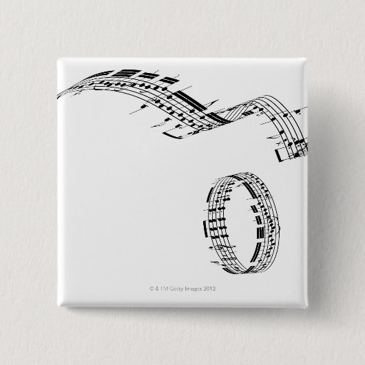 Opus 7 vierkante button 5,1 cm (Voorkant)