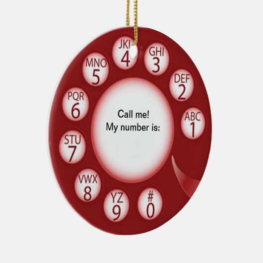 OPUS Bel het Man! Keramisch Ornament (Rechts)