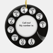 OPUS Bel het Man! Keramisch Ornament (Achterkant)