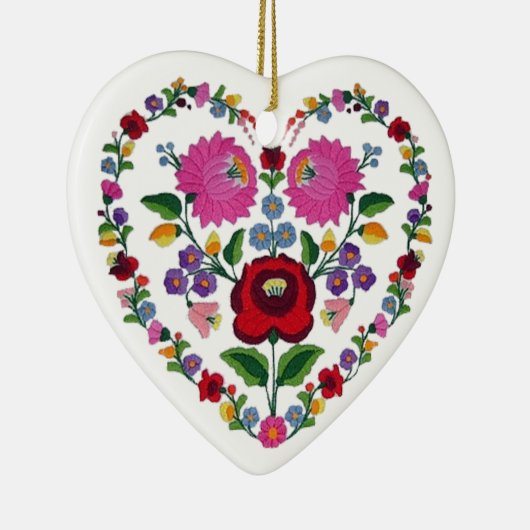 OPUS CHANGEABELD Hongaars Hart TBA Keramisch Ornament (Rechts)