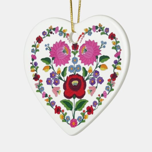 OPUS CHANGEABELD Hongaars Hart TBA Keramisch Ornament (Links)