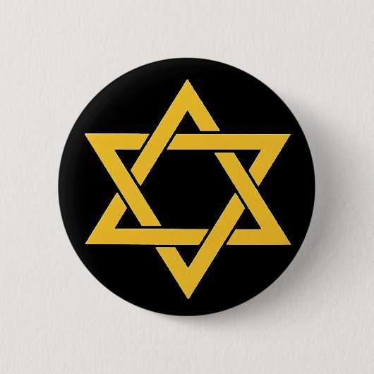 OPUS CHANGEABLE Ster van David Ronde Button 5,7 Cm (Voorkant)
