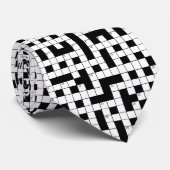 OPUS Crossword Puzzle Stropdas (Opgerold)