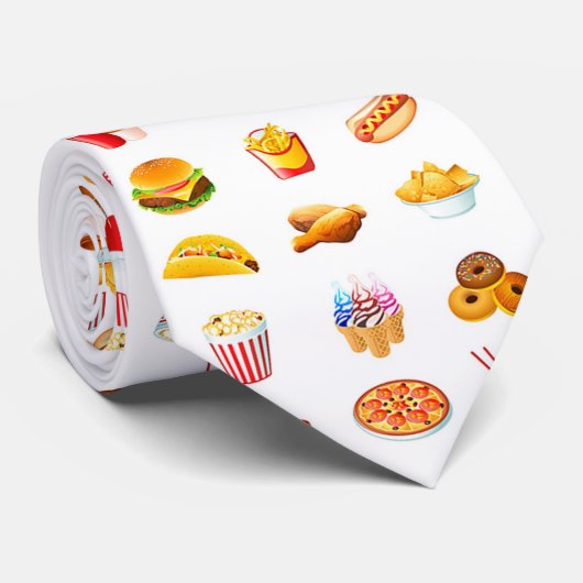 OPUS Fast food Stropdas (Opgerold)