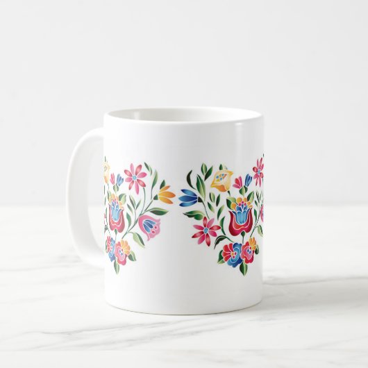 OPUS Hongaars bloemhart Koffiemok (Voorkant links)