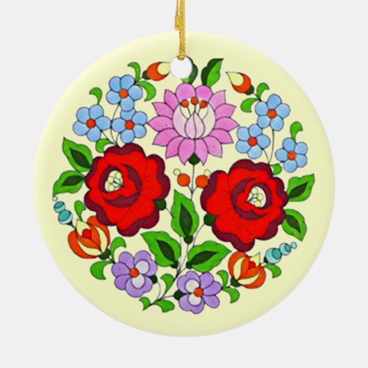 OPUS Hongaarse ventilatorborduurmachine Keramisch Ornament (Achterkant)