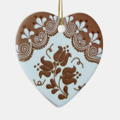 OPUS Hungarian Gingerbrood Heart TBA Keramisch Ornament (Rechts)