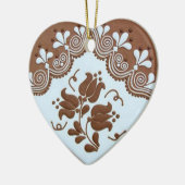 OPUS Hungarian Gingerbrood Heart TBA Keramisch Ornament (Links)