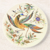 OPUS Hungarian Zsolnay Bird Zandsteen Onderzetter (Voorkant)