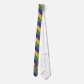 OPUS Mardi Gras Diagonal Striped Stropdas (Achterkant)