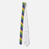 OPUS Mardi Gras Diagonal Striped Stropdas (Achterkant)