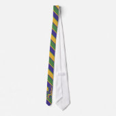 OPUS Mardi Gras Diagonal Striped Stropdas (Achterkant)
