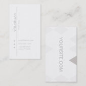 Opus Modern White Visitekaartje (Voorkant / Achterkant)