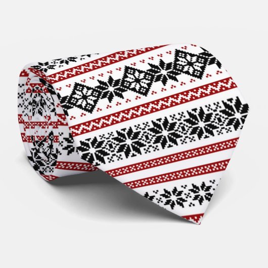 OPUS Nordic Embroidery Stropdas (Opgerold)