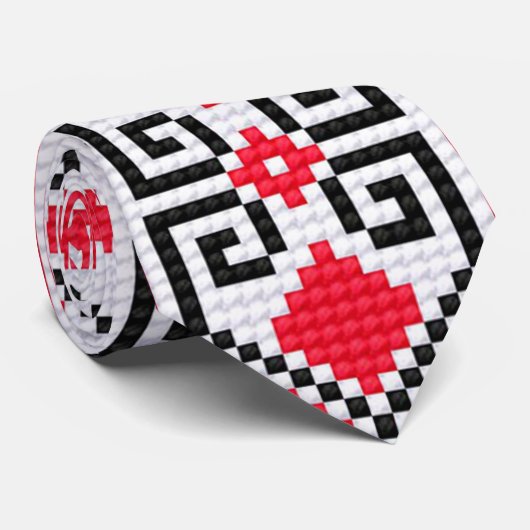 OPUS Oekraïense borduurwerk Stropdas (Opgerold)