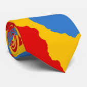 OPUS Perfect Red-Yellow-Blue Clown Palette Stropdas (Opgerold)