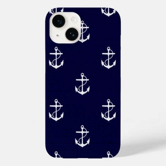 Opus Posh Anchor Nautical Case-Mate iPhone Case (Achterkant)