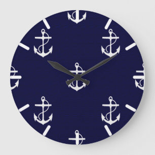 Opus Posh Anchor Nautical Custom Grote Klok