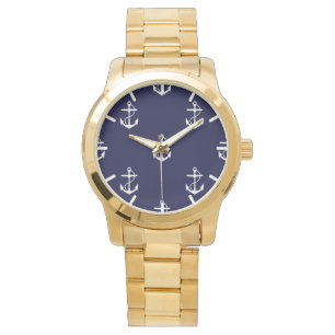 Opus Posh Anchor Nautical Custom Horloge