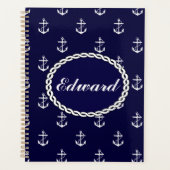 Opus Posh Anchor Nautical Custom Planner (Voorkant)