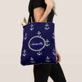 Opus Posh Anchor Nautical Custom Tote Bag (Dichtbij)