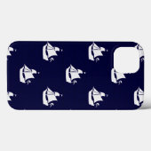 Opus Posh Ship Nautical Case-Mate iPhone Case (Achterkant (horizontaal))