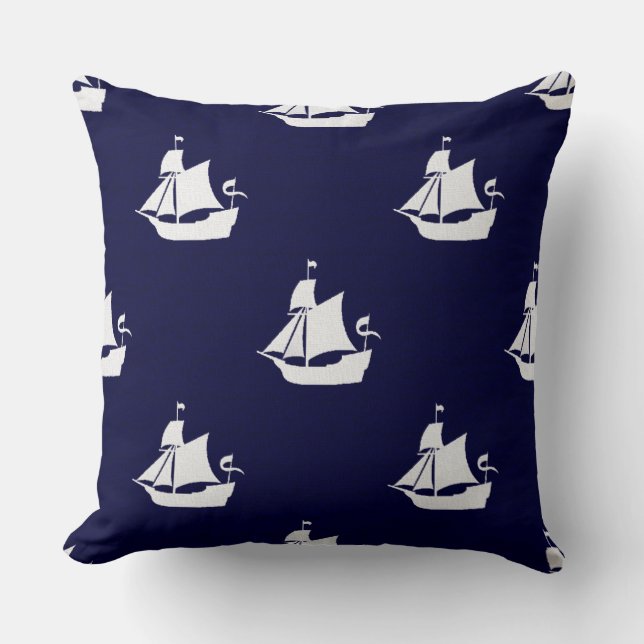 Opus Posh Ship Nautical Kussen (Voorkant)