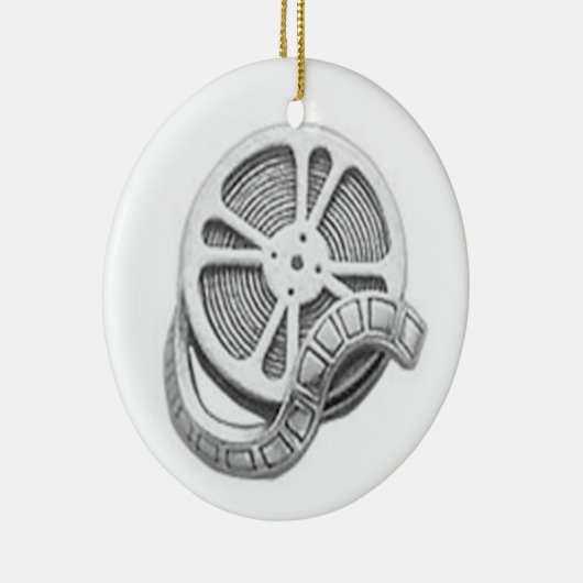 OPUS Silver Film Reel Keramisch Ornament (Rechts)