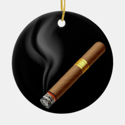 OPUS Smolding Cigar Keramisch Ornament (Voorkant)