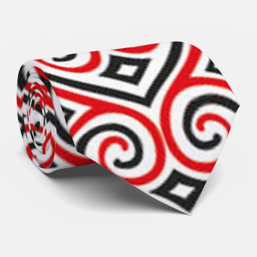 OPUS Traditionele Maori Stropdas (Opgerold)