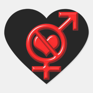 OPUS Verboden Liefde Hart Sticker