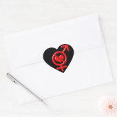 OPUS Verboden Liefde Hart Sticker (Envelop)