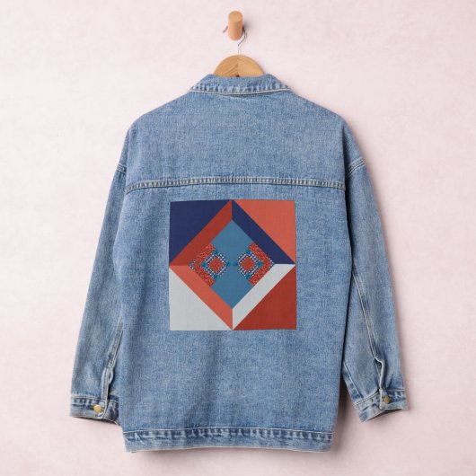 Opvallen, blijf stijlvolle denim jas jacket (Hangar)