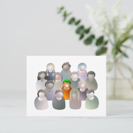 Opvallen Briefkaart (Staand voorkant)