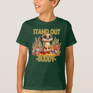 Opvallen buddy woordspeling. Schattigee Suricate M T-shirt