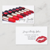 Opvallen in de schoonheidsindustrie: Make-up Visitekaartje (Voorkant / Achterkant)