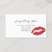 Opvallen in de schoonheidsindustrie: Make-up Visitekaartje (Achterkant)