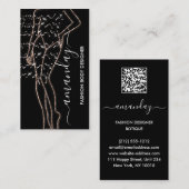 Opvallen in stijl met Mode Designer Roos Glam Visitekaartje (Voorkant / Achterkant)