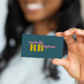 Opvallen in stijl | Retro sociale media QR-code Visitekaartje