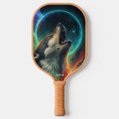 Opvallen op het veld met deze wolf pickleball paddle (Voorkant)