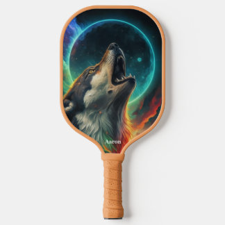 Opvallen op het veld met deze wolf pickleball paddle