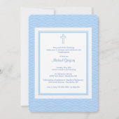 Opvallen Waves Blue uitnodiging (Voorkant)