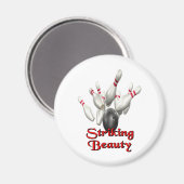 Opvallend Beauty Bowling Magneet (Voorkant / Achterkant)