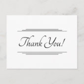 Opvallend "Bedankt!" Briefkaart (Voorkant)