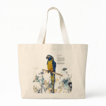 Opvallend Bedreigde Macaw Aquarellen