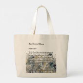 Opvallend Bedreigde Macaw Aquarellen Grote Tote Bag (Achterkant)