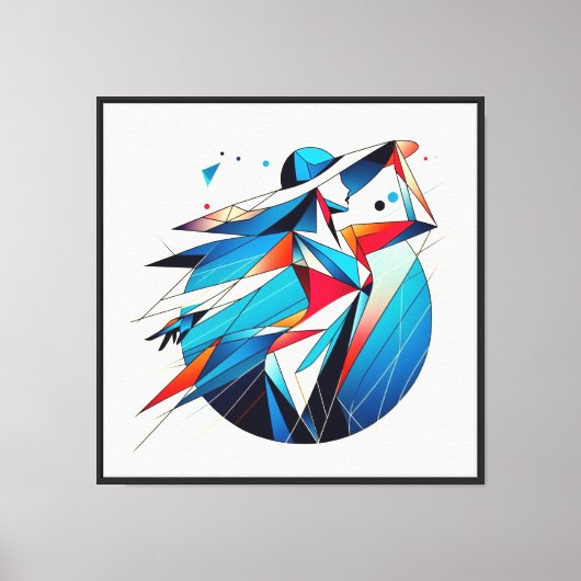 Opvallend Beeldend Kunstwerk #15 Canvas Afdruk (Voorkant)