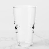 Opvallend Bierglas Nieuwsgierige Ogen en Tekst Che Glas (Links)